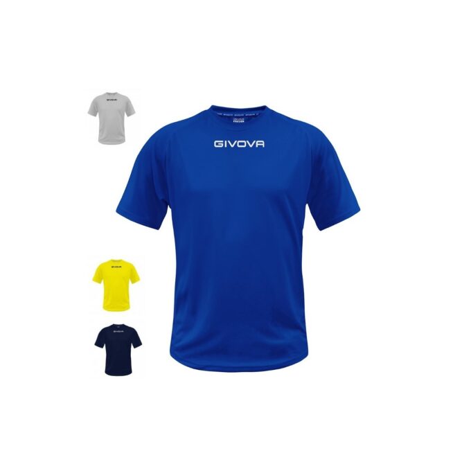 T-shirt girocollo gialla "Givova"