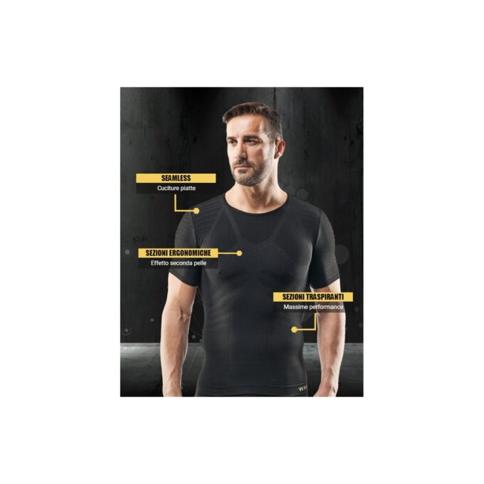 T-shirt tecnica mezza manica uomo