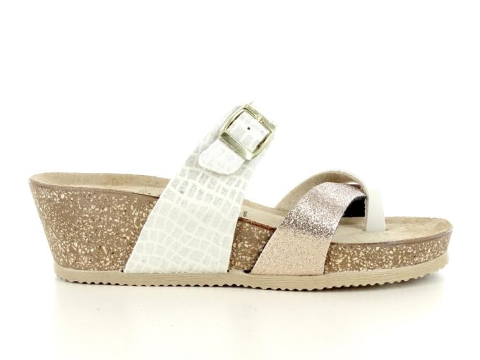 Bio Color's infradito donna "oro e argento"