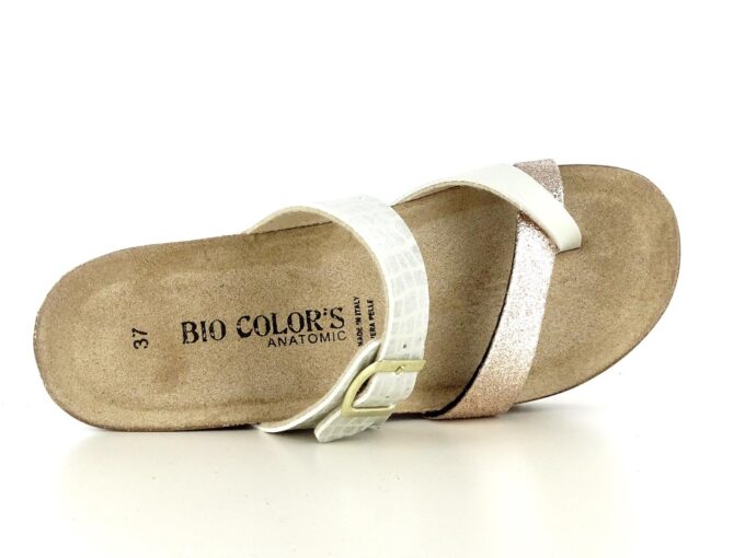 Bio Color's infradito donna "oro e argento"