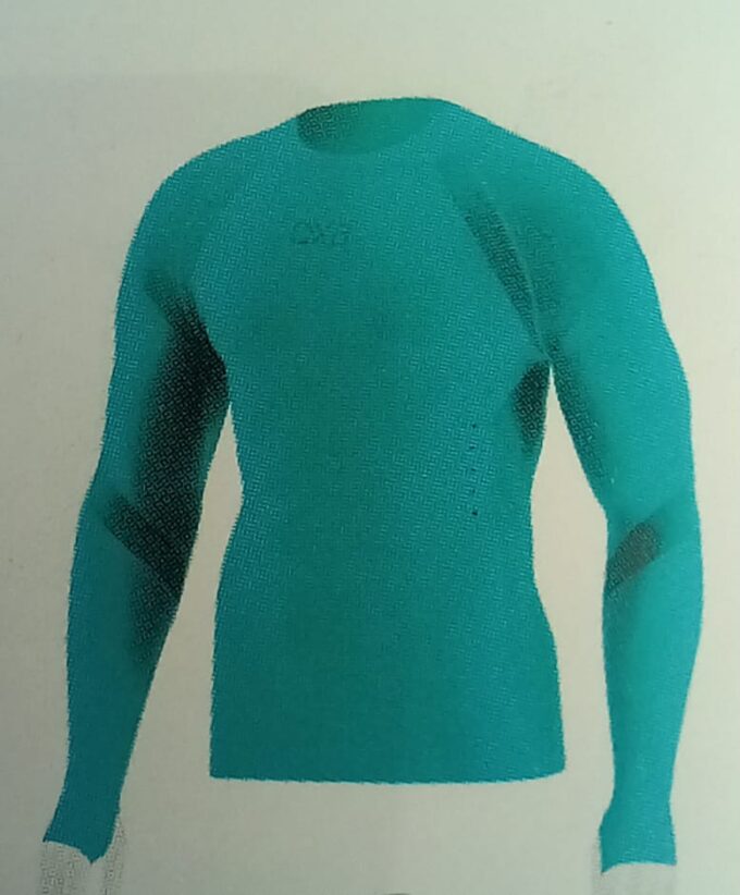Maglia termica uomo traspirante - taglio vivo - OXYBURN FUZEE