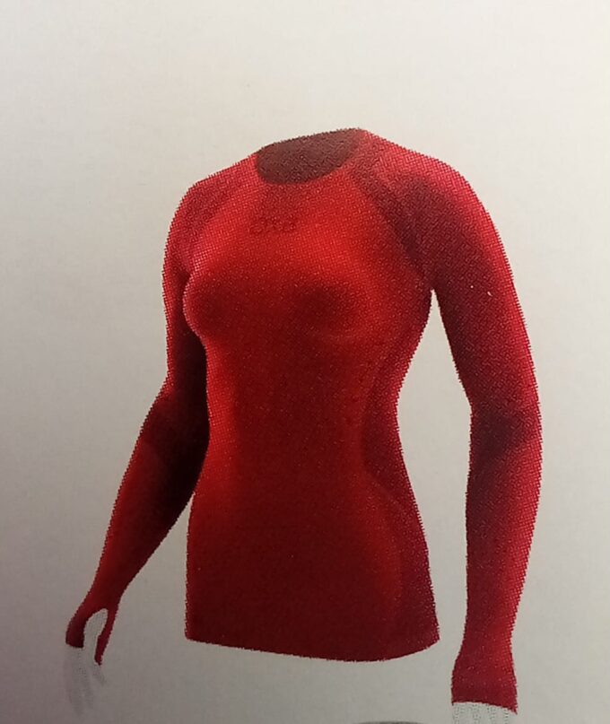 Maglia termica donna traspirante taglio vivo OXYBURN INNOVA