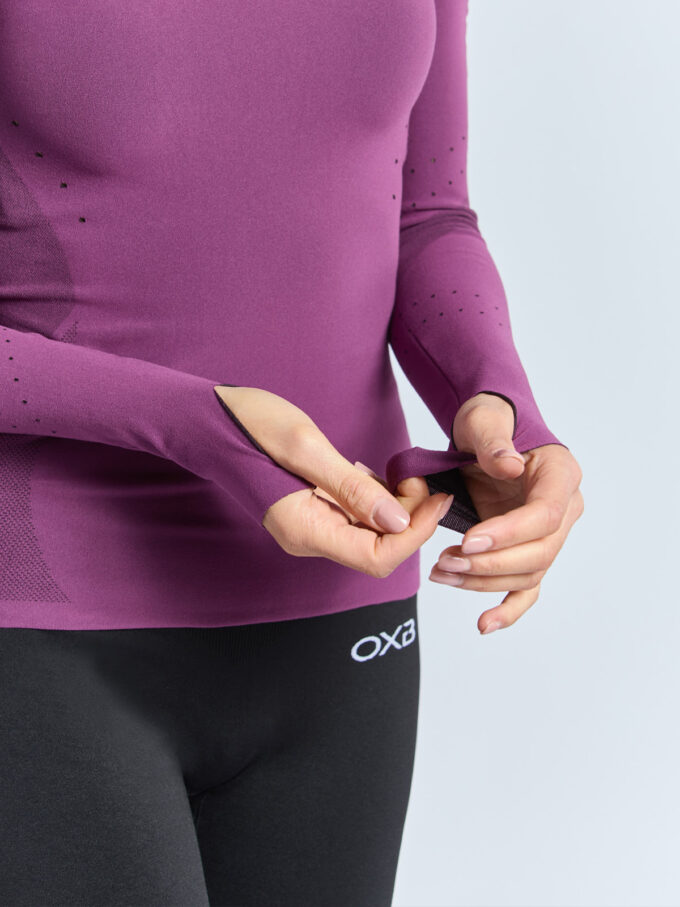 Maglia termica donna traspirante taglio vivo OXYBURN INNOVA