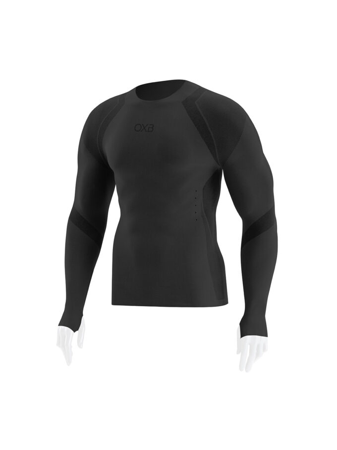 Maglia termica uomo traspirante - taglio vivo - OXYBURN FUZEE
