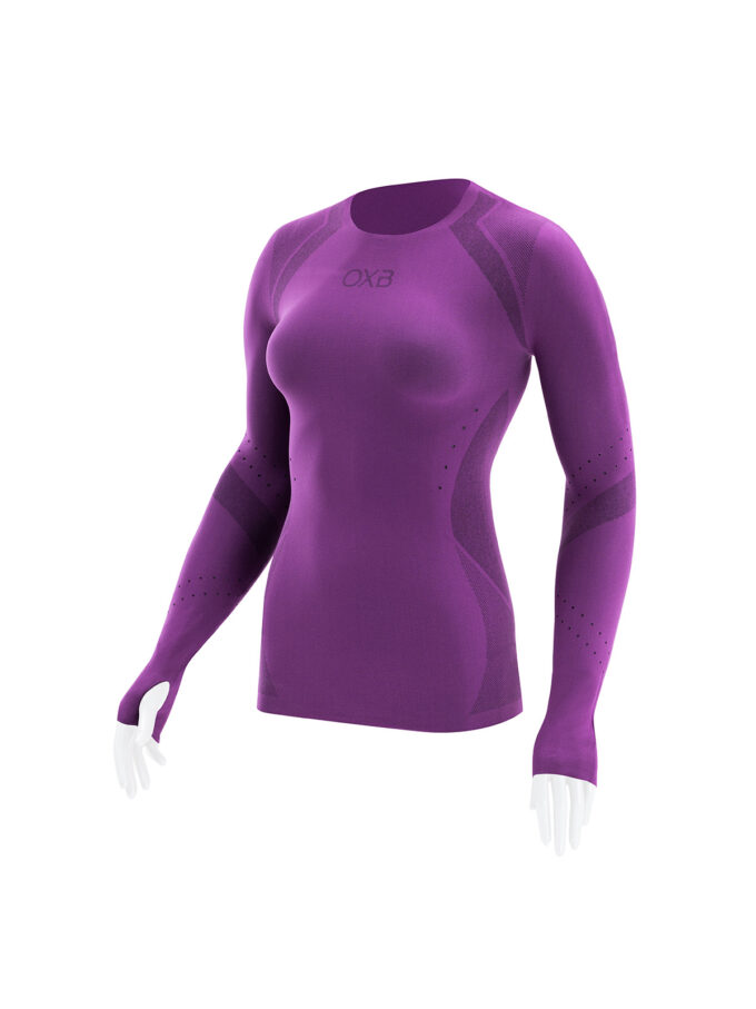 Maglia termica donna traspirante taglio vivo OXYBURN INNOVA